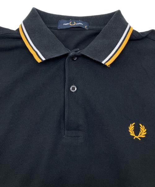FRED PERRY（フレッドペリー）FRED PERRY (フレッドペリー) ポロシャツ ブラック サイズ:Ｍの古着・服飾アイテム