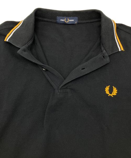 FRED PERRY（フレッドペリー）FRED PERRY (フレッドペリー) ポロシャツ ブラック サイズ:Ｍの古着・服飾アイテム