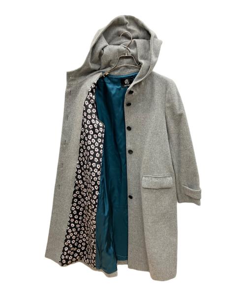 PAUL SMITH（ポールスミス）PAUL SMITH (ポールスミス) ウールフーデッドコート グレー サイズ:40の古着・服飾アイテム