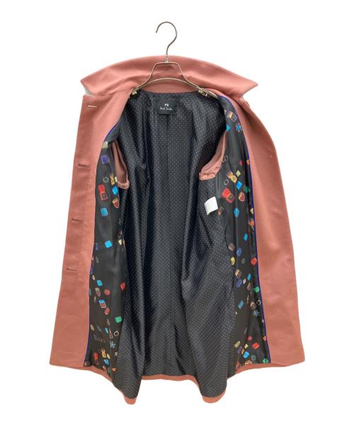 PAUL SMITH（ポールスミス）PAUL SMITH (ポールスミス) ウールステンカラーコート　カシミヤ混 ピンク サイズ:40の古着・服飾アイテム