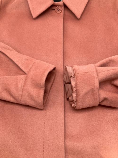 PAUL SMITH（ポールスミス）PAUL SMITH (ポールスミス) ウールステンカラーコート　カシミヤ混 ピンク サイズ:40の古着・服飾アイテム