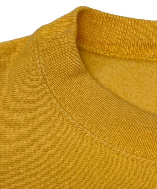 Champion REVERSE WEAVE（チャンピオン リバース ウィーブ）Champion REVERSE WEAVE (チャンピオン リバース ウィーブ) 90sクルーネックスウェット 刺繍タグ 古着 イエロー サイズ:Ｍの古着・服飾アイテム