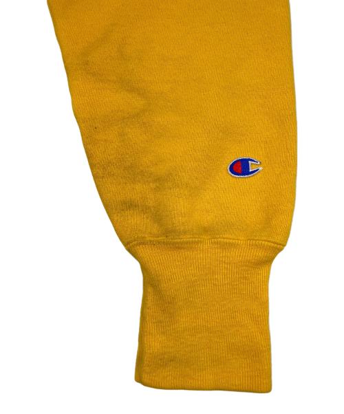 Champion REVERSE WEAVE（チャンピオン リバース ウィーブ）Champion REVERSE WEAVE (チャンピオン リバース ウィーブ) 90sクルーネックスウェット 刺繍タグ 古着 イエロー サイズ:Ｍの古着・服飾アイテム