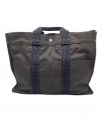 HERMESエルメス）の古着「エールライントートバッグ」｜グレー