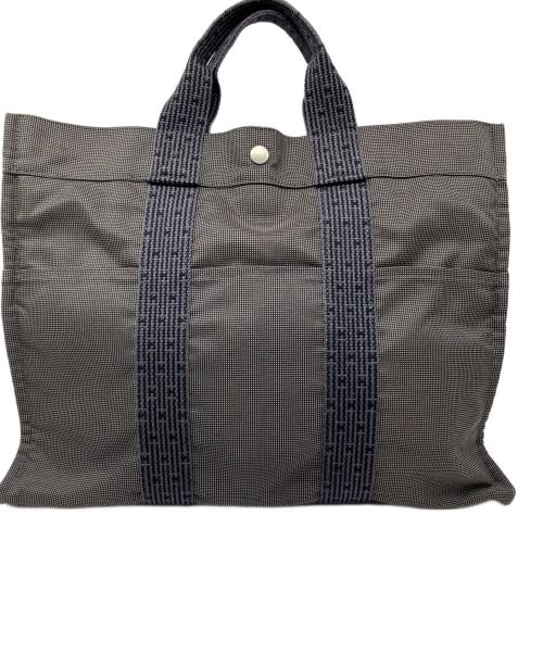 HERMES（エルメス）HERMES (エルメス) エールライントートバッグ グレーの古着・服飾アイテム