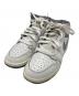 NIKE（ナイキ）の古着「	GS Air Jordan 1 Mid」｜ホワイト×グレー