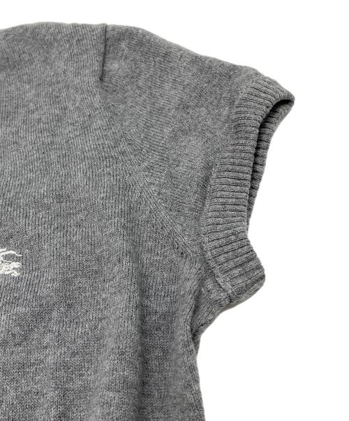 BURBERRY BLUE LABEL（バーバリー ブルー レーベル）BURBERRY BLUE LABEL (バーバリーロンドンブルーレーベル) 薄手ニット　Y2K グレー サイズ:38 未使用品の古着・服飾アイテム