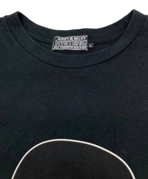 Hysteric Glamour（ヒステリックグラマー）Hysteric Glamour (ヒステリックグラマー) HYS PLUS Tシャツ ブラック サイズ:Lの古着・服飾アイテム