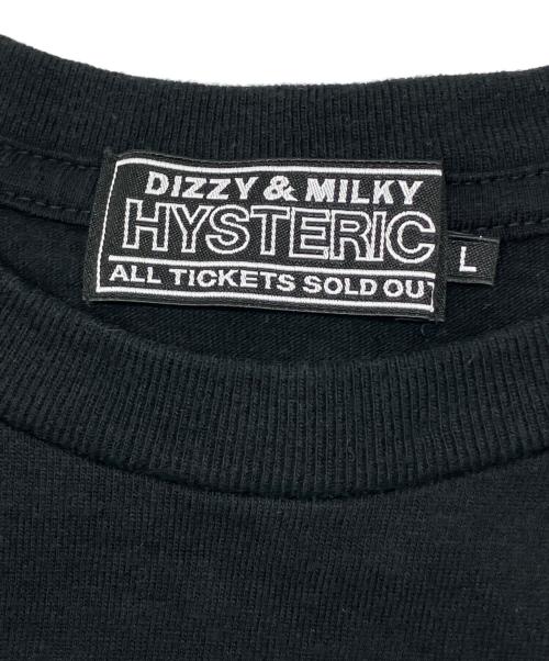Hysteric Glamour（ヒステリックグラマー）Hysteric Glamour (ヒステリックグラマー) HYS PLUS Tシャツ ブラック サイズ:Lの古着・服飾アイテム