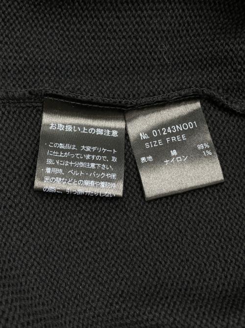 Hysteric Glamour（ヒステリックグラマー）Hysteric Glamour (ヒステリックグラマー) 厚手ニットワンピース　GUMI BEARジャカード ワンピース　24AW ブラック サイズ:FREE 未使用品の古着・服飾アイテム