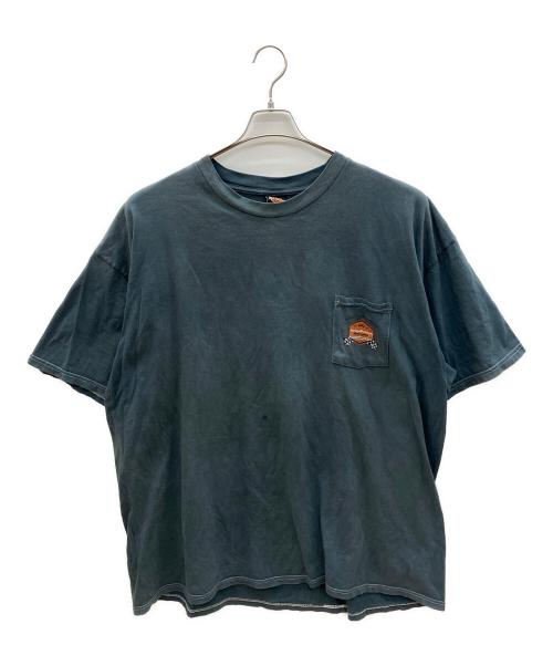 HARLEY-DAVIDSON（ハーレーダビッドソン）HARLEY-DAVIDSON (ハーレーダビッドソン) 半袖カットソー コピーライト 2005年製 刺繍ロゴタグ 古着 グレー サイズ:3XLの古着・服飾アイテム