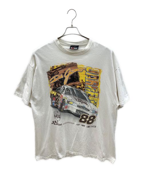 HASE AUTHENTICS（ハセ オーセンティックス）HASE AUTHENTICS (ハセ オーセンティックス) 00sプリントTシャツ　古着 ホワイト サイズ:XLの古着・服飾アイテム