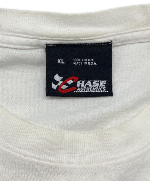 HASE AUTHENTICS（ハセ オーセンティックス）HASE AUTHENTICS (ハセ オーセンティックス) 00sプリントTシャツ　古着 ホワイト サイズ:XLの古着・服飾アイテム