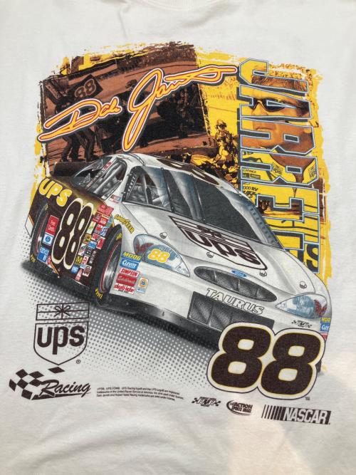 HASE AUTHENTICS（ハセ オーセンティックス）HASE AUTHENTICS (ハセ オーセンティックス) 00sプリントTシャツ　古着 ホワイト サイズ:XLの古着・服飾アイテム