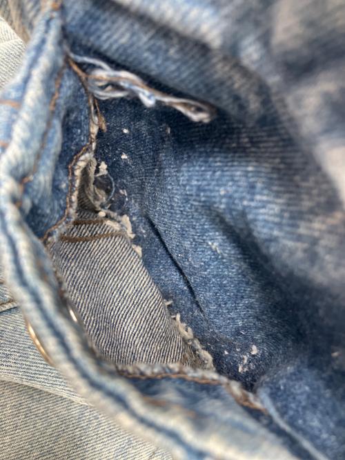 HARLEY-DAVIDSON（ハーレーダビッドソン）HARLEY-DAVIDSON (ハーレーダビッドソン) デニムベスト　	90's-00's スカイブルー サイズ:Ｍの古着・服飾アイテム