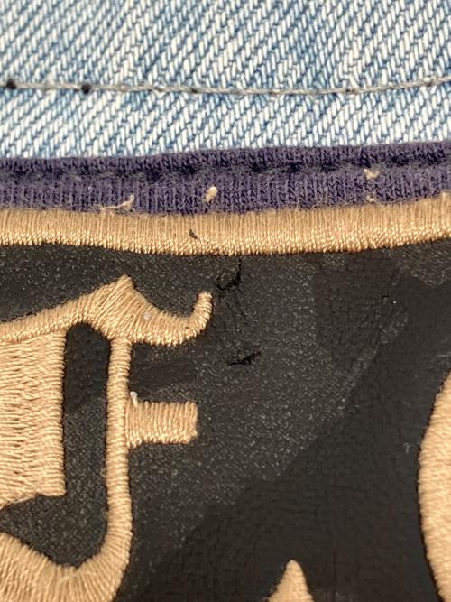 HARLEY-DAVIDSON（ハーレーダビッドソン）HARLEY-DAVIDSON (ハーレーダビッドソン) デニムベスト　	90's-00's スカイブルー サイズ:Ｍの古着・服飾アイテム