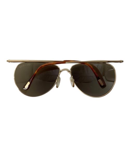 TOM FORD（トムフォード）TOM FORD (トムフォード) 	ティアドロップ ブラウン×ゴールド サイズ:59□15の古着・服飾アイテム
