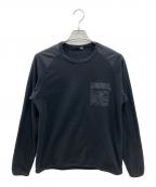 THE NORTH FACEザ ノース フェイス）の古着「長袖カットソー」｜ブラック