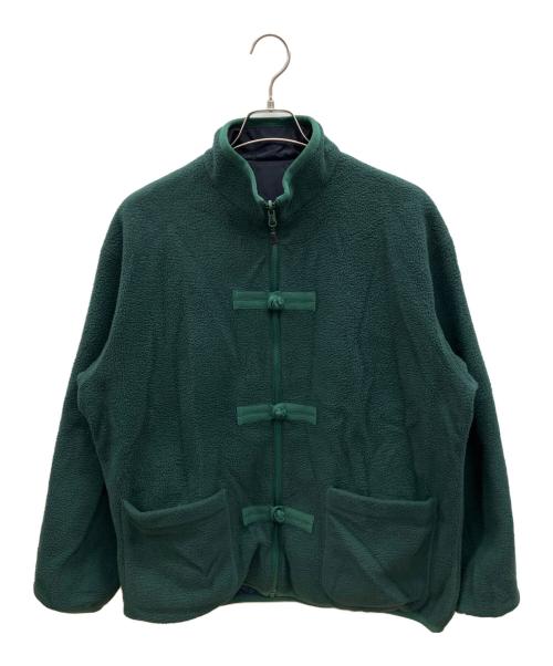 Snow peak（スノーピーク）Snow peak (スノーピーク) ボアジャケット　JOURNAL STANDARD 別注 グリーン×ネイビー サイズ:Ｍの古着・服飾アイテム