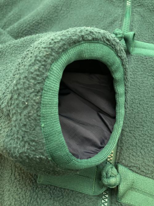 Snow peak（スノーピーク）Snow peak (スノーピーク) ボアジャケット　JOURNAL STANDARD 別注 グリーン×ネイビー サイズ:Ｍの古着・服飾アイテム