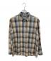 AURALEE（オーラリー）の古着「長袖シャツ　SUPER LIGHT WOOL CHECK SHIRTS」｜グレー×ブラウン