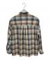 AURALEE (オーラリー) 長袖シャツ　SUPER LIGHT WOOL CHECK SHIRTS グレー×ブラウン サイズ:3：22000円