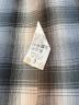 中古・古着 AURALEE (オーラリー) 長袖シャツ　SUPER LIGHT WOOL CHECK SHIRTS グレー×ブラウン サイズ:3：22000円