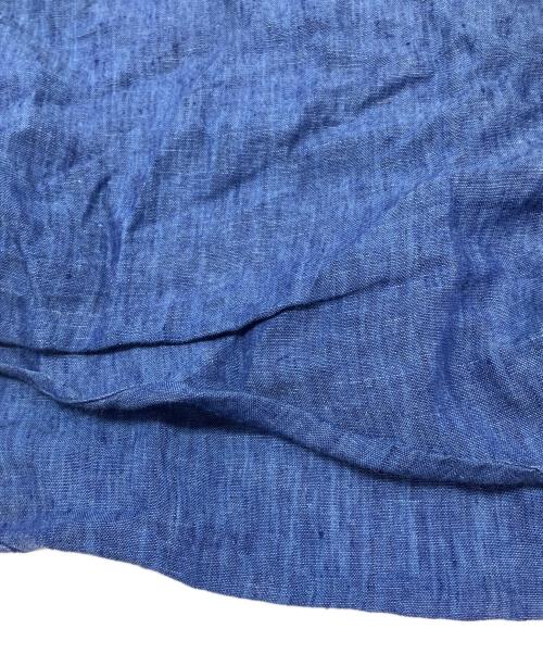 UNITED ARROWS（ユナイテッドアローズ）UNITED ARROWS (ユナイテッドアローズ) 長袖シャツ 夏物 麻100% ブルー サイズ:Ｍの古着・服飾アイテム