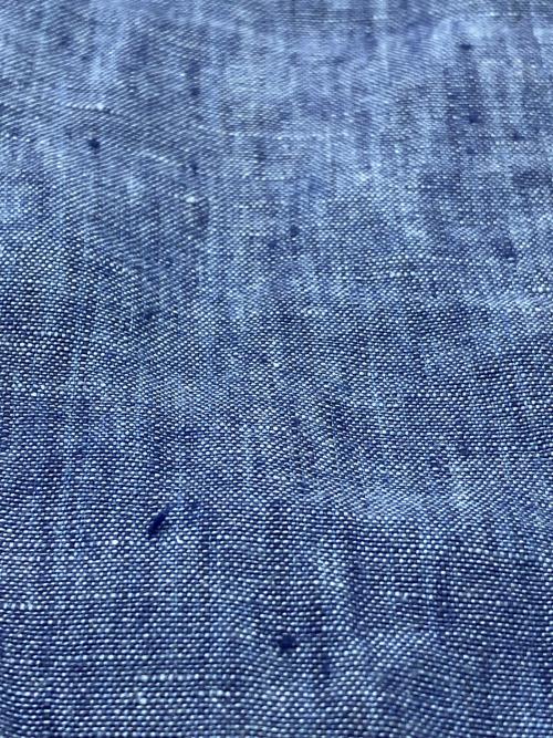 UNITED ARROWS（ユナイテッドアローズ）UNITED ARROWS (ユナイテッドアローズ) 長袖シャツ 夏物 麻100% ブルー サイズ:Ｍの古着・服飾アイテム