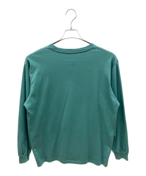 AURALEE（オーラリー）AURALEE (オーラリー) 長袖カットソー　LUSTER PLAITING L/S TEE グリーン サイズ:3の古着・服飾アイテム