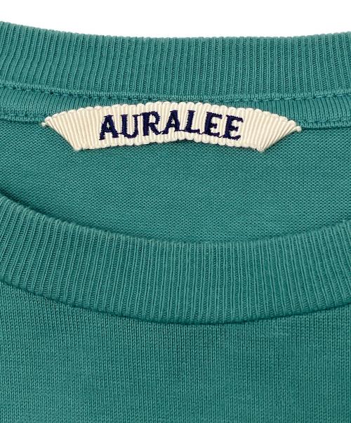 AURALEE（オーラリー）AURALEE (オーラリー) 長袖カットソー　LUSTER PLAITING L/S TEE グリーン サイズ:3の古着・服飾アイテム