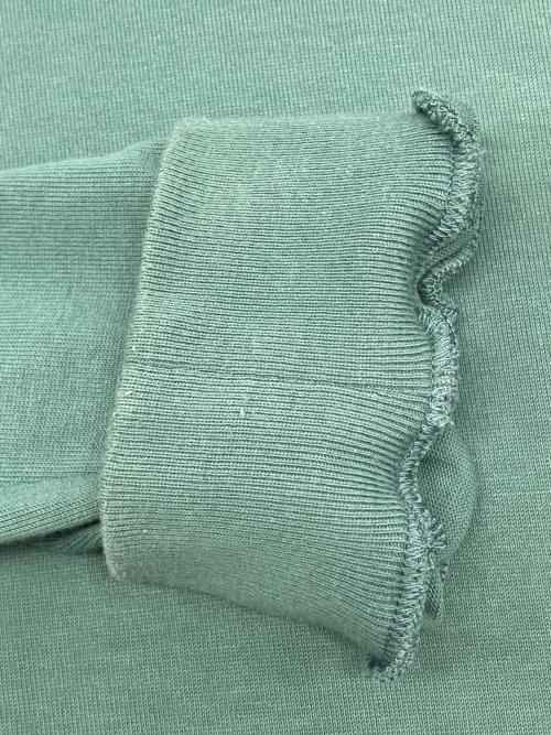 AURALEE（オーラリー）AURALEE (オーラリー) 長袖カットソー　LUSTER PLAITING L/S TEE グリーン サイズ:3の古着・服飾アイテム