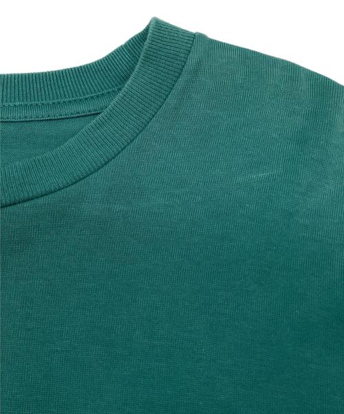 AURALEE（オーラリー）AURALEE (オーラリー) 長袖カットソー　LUSTER PLAITING L/S TEE グリーン サイズ:3の古着・服飾アイテム