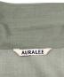 中古・古着 AURALEE (オーラリー) 長袖シャツ 2025SSモデル WOOL HERRINGBONE OVER SHIRT グリーン サイズ:3：32000円