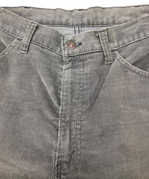LEVI'S（リーバイス）LEVI'S (リーバイス) 80sコーデュロイパンツ 1985年5月製 釦裏536 白タブ 古着　 グレー サイズ:W36×L30の古着・服飾アイテム
