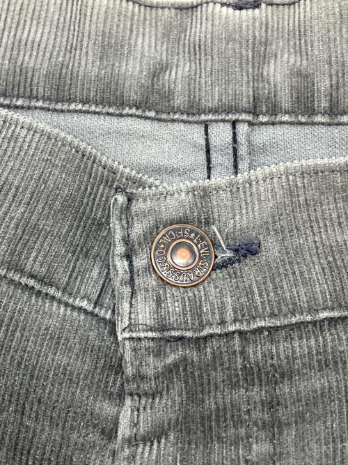 LEVI'S（リーバイス）LEVI'S (リーバイス) 80sコーデュロイパンツ 1985年5月製 釦裏536 白タブ 古着　 グレー サイズ:W36×L30の古着・服飾アイテム