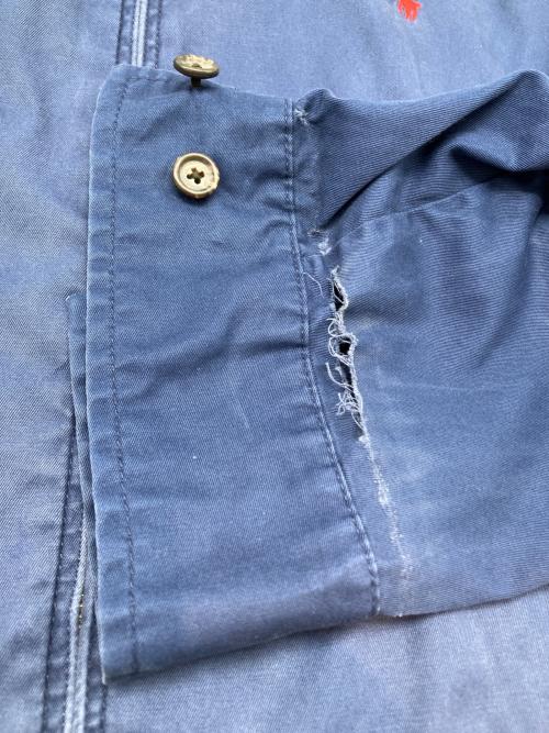 POLO RALPH LAUREN（ポロ・ラルフローレン）POLO RALPH LAUREN (ポロ・ラルフローレン) 90sスイングトップ　三角タグ　古着 ネイビー サイズ:Ｍの古着・服飾アイテム