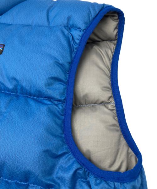 Patagonia（パタゴニア）Patagonia (パタゴニア) ダウンベスト ブルー サイズ:Ｍの古着・服飾アイテム