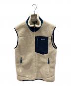 Patagoniaパタゴニア）の古着「ボアベスト Classic Retro-X Vest」｜アイボリー