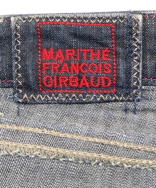 MARITHE+FRANCOIS GIRBAUD（マリテフランソワジルボー）MARITHE+FRANCOIS GIRBAUD (マリテフランソワジルボー) デニムパンツ　Y2K インディゴ サイズ:Sの古着・服飾アイテム