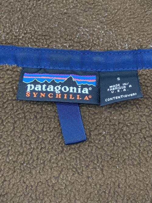 Patagonia（パタゴニア）Patagonia (パタゴニア) 90sシンチラフリースジャケット SYNCHILLA 古着 ブラウン サイズ:Sの古着・服飾アイテム