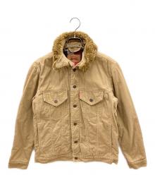 LEVI'S（リーバイス）の古着「00s襟ボアコーデュロイジャケット 2005年9月製 古着」｜ベージュ