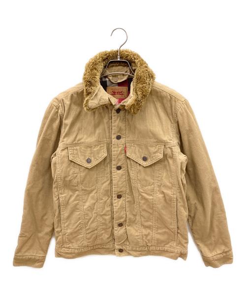 LEVI'S（リーバイス）LEVI'S (リーバイス) 00s襟ボアコーデュロイジャケット 2005年9月製 古着 ベージュ サイズ:Ｍの古着・服飾アイテム