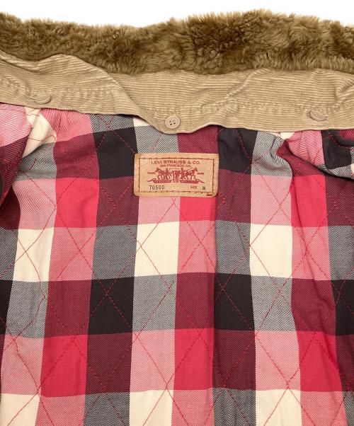 LEVI'S（リーバイス）LEVI'S (リーバイス) 00s襟ボアコーデュロイジャケット 2005年9月製 古着 ベージュ サイズ:Ｍの古着・服飾アイテム