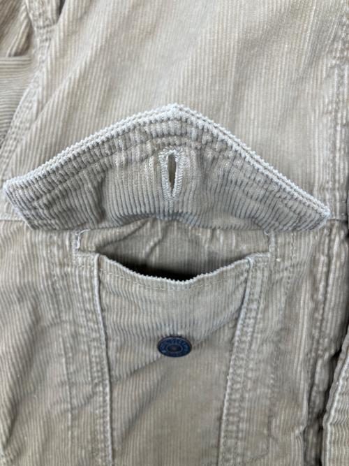 LEVI'S（リーバイス）LEVI'S (リーバイス) 00s襟ボアコーデュロイジャケット 2005年9月製 古着 ベージュ サイズ:Ｍの古着・服飾アイテム