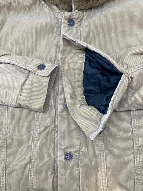 LEVI'S（リーバイス）LEVI'S (リーバイス) 00s襟ボアコーデュロイジャケット 2005年9月製 古着 ベージュ サイズ:Ｍの古着・服飾アイテム