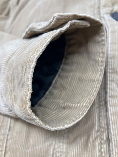 LEVI'S（リーバイス）LEVI'S (リーバイス) 00s襟ボアコーデュロイジャケット 2005年9月製 古着 ベージュ サイズ:Ｍの古着・服飾アイテム