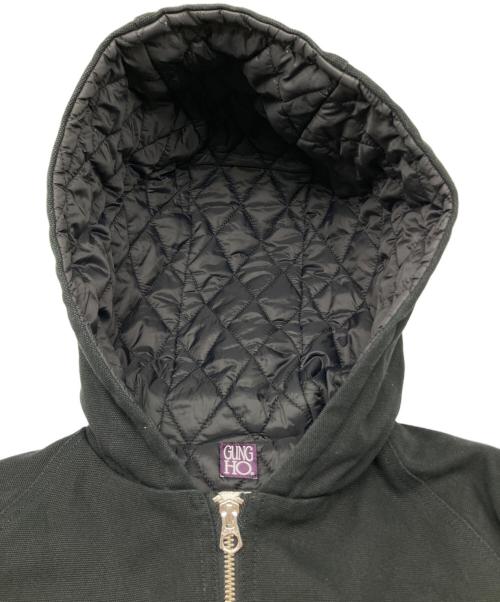 GUNG HO（ガンホー）GUNG HO (ガンホー) アクティブダックフーディージャケット ブラック サイズ:Ｍの古着・服飾アイテム