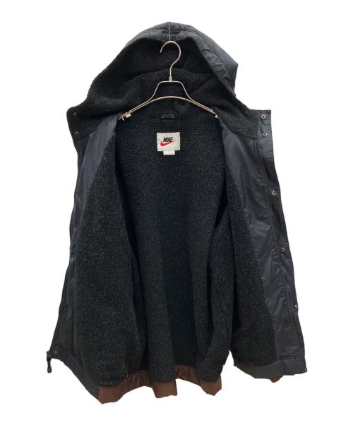 NIKE（ナイキ）NIKE (ナイキ) 90sナイロンフーデッドコート　古着 ブラック サイズ:Ｍの古着・服飾アイテム
