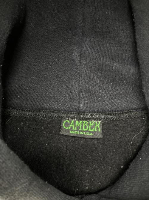 CAMBER（キャンバー）CAMBER (キャンバー) 90sプルオーバーパーカー USA製 古着　 ブラック サイズ:Ｍの古着・服飾アイテム